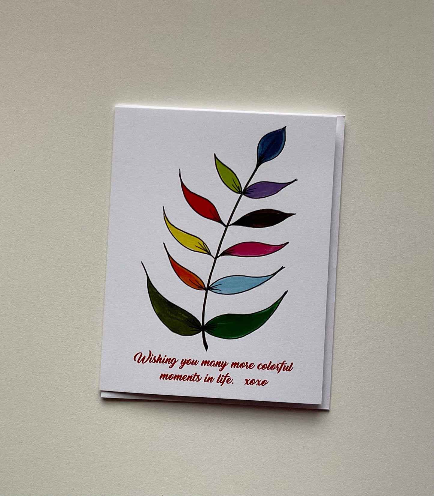 Colorful Moments Notecard