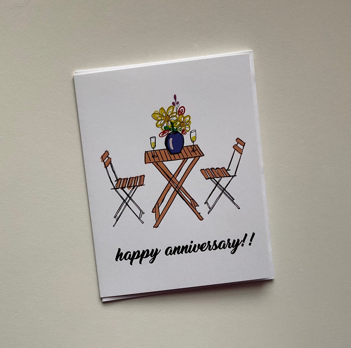 Happy Anniversary Picnic Notecard