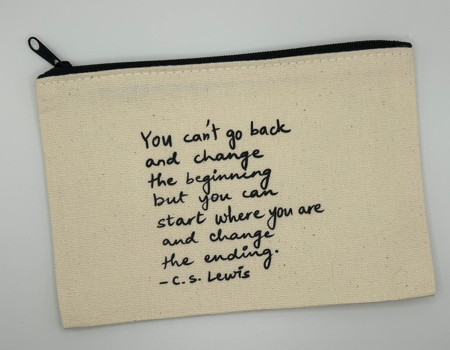 C. S. Lewis Canvas Pouch