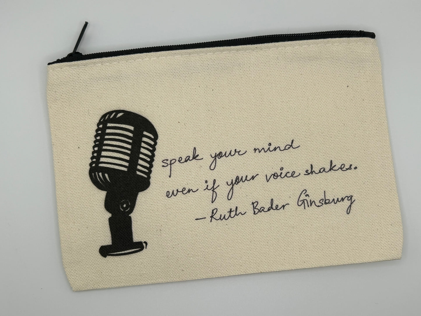 RBG Mic Canvas Pouch