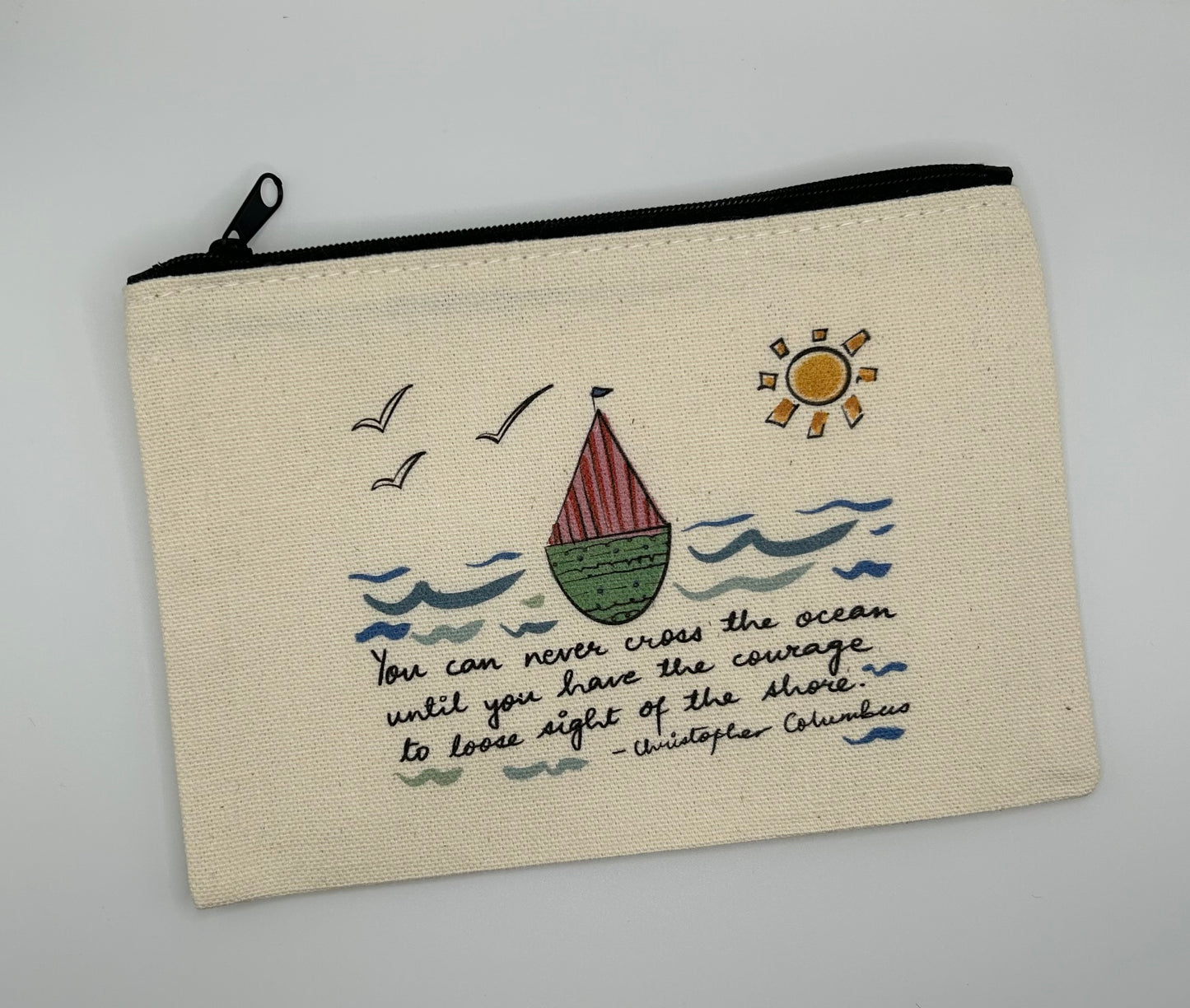 Columbus Canvas Pouch
