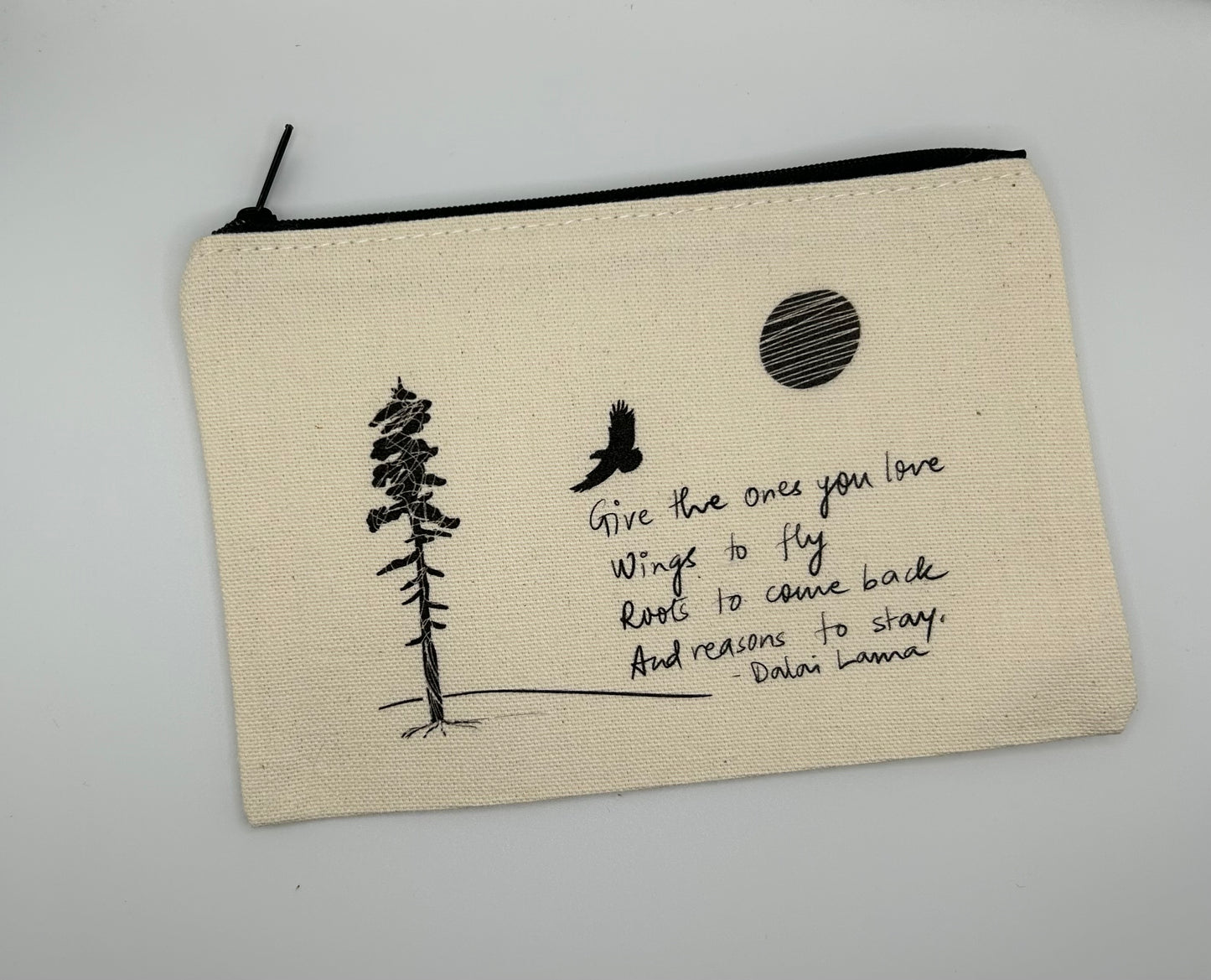 Dalai Lama Canvas Pouch