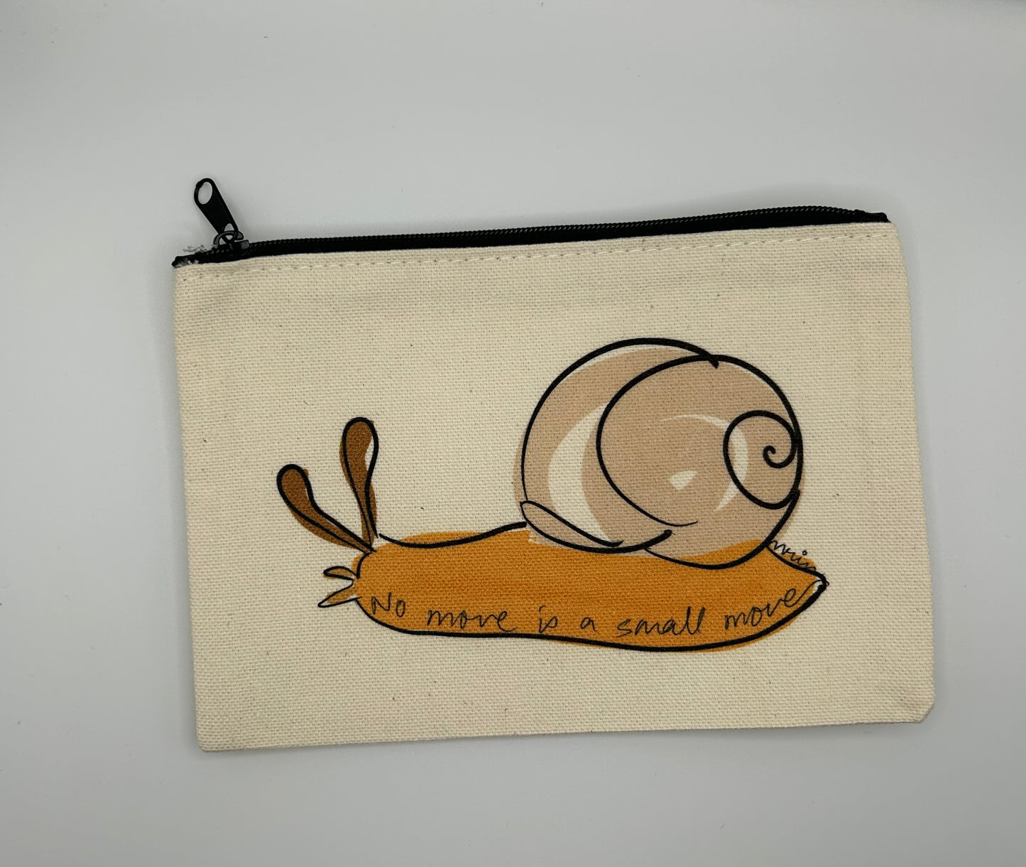 Small Moves Canvas Pouch