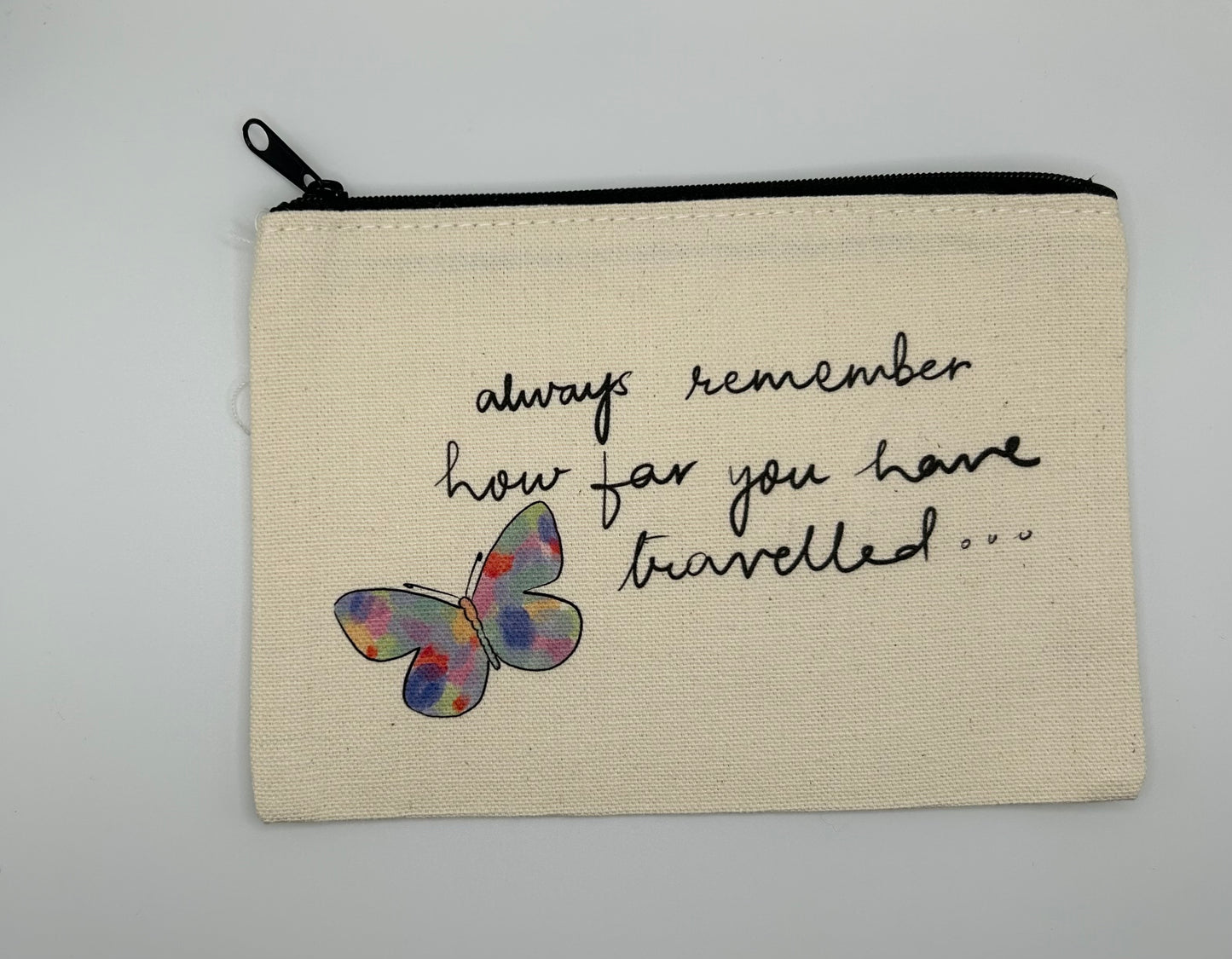 Travelled Canvas Pouch