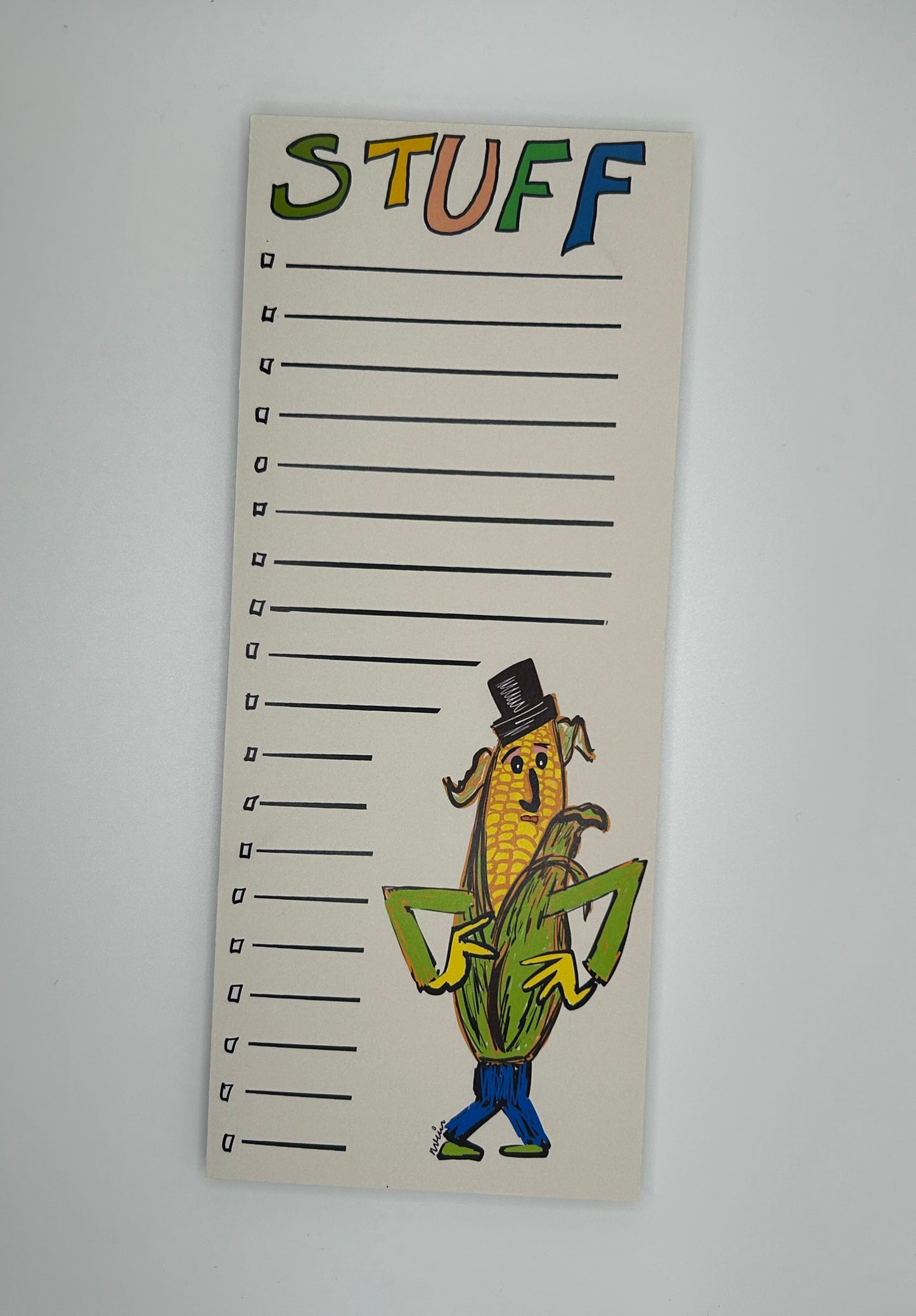 Corn Stuff Notepad