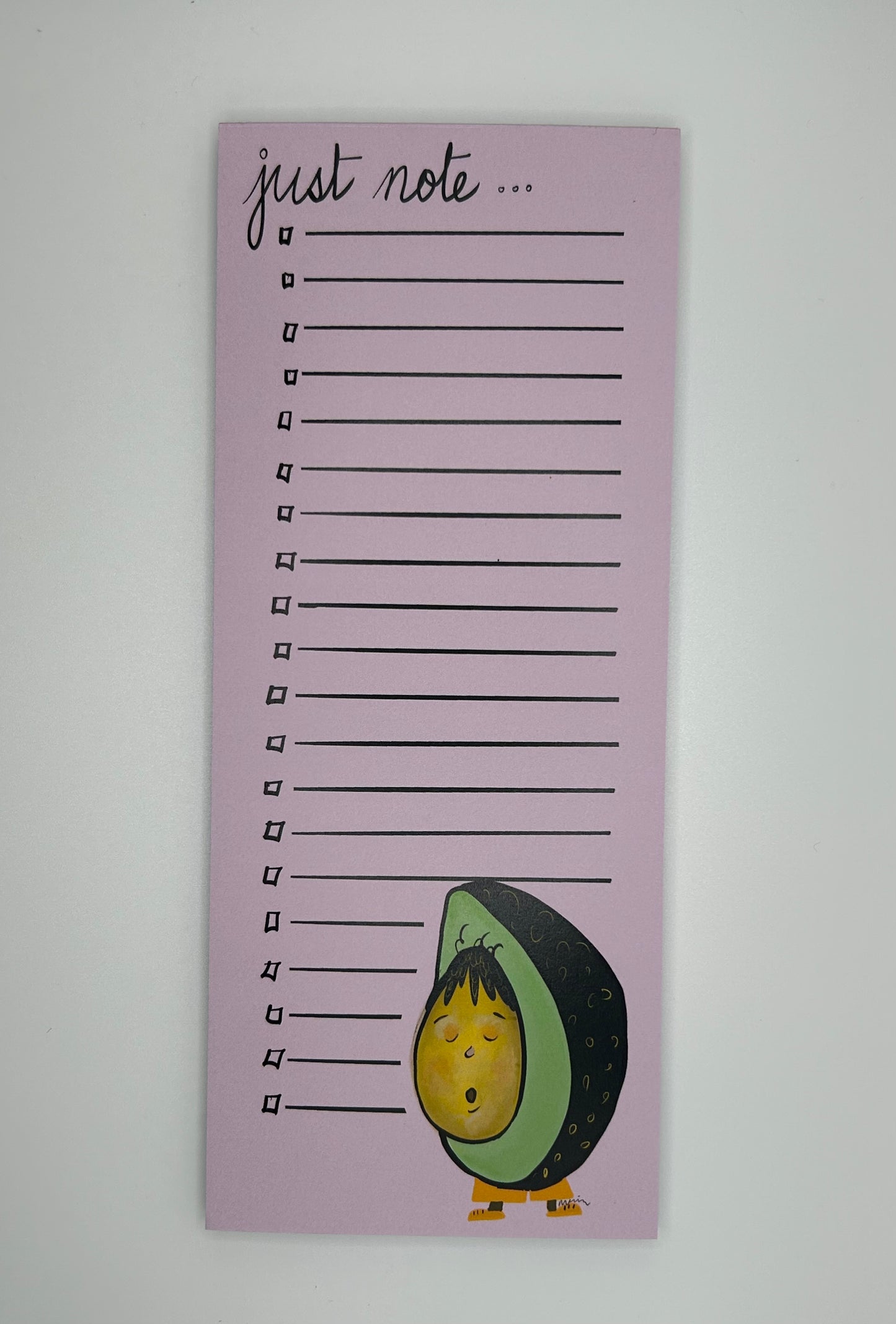 Arry Avacado Notepad