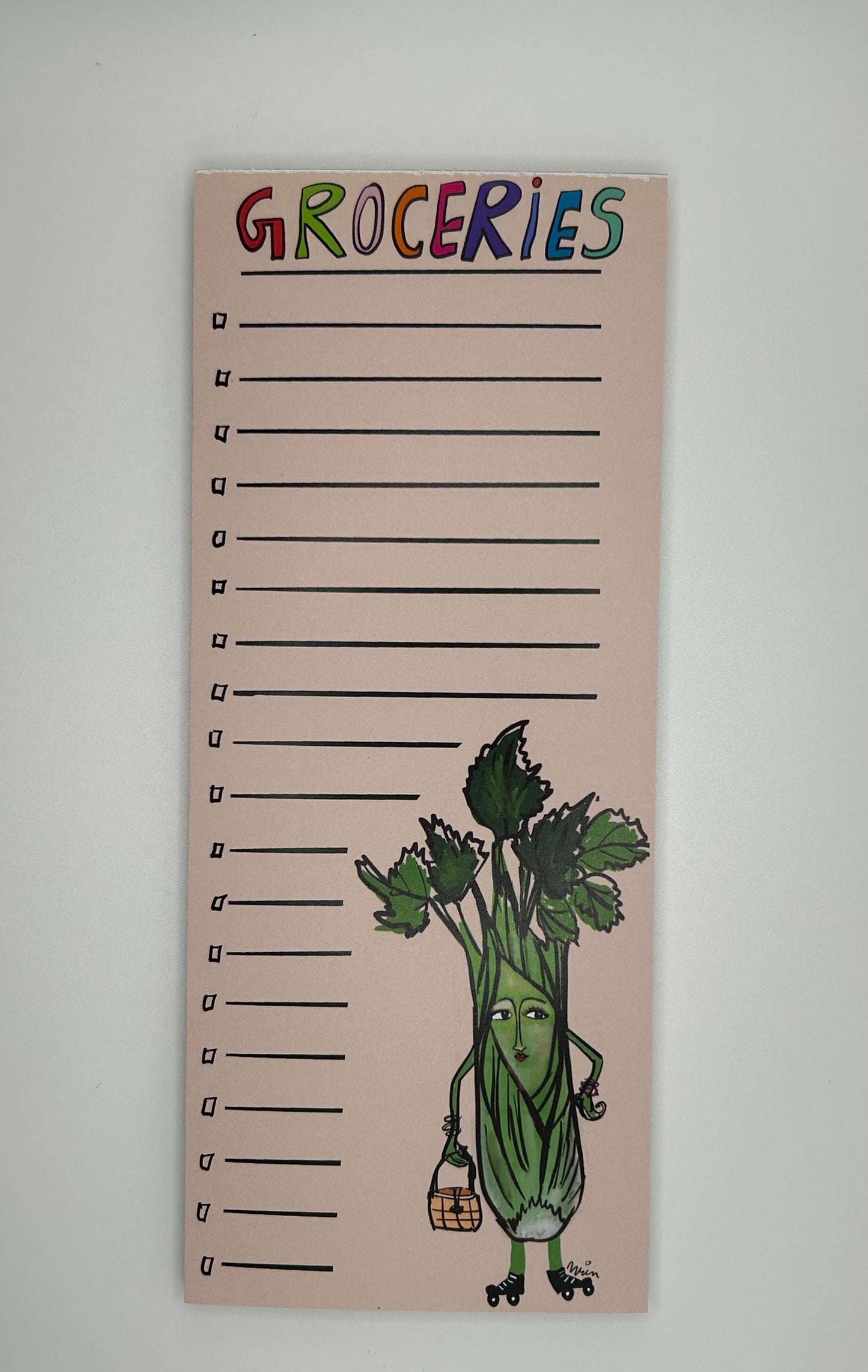 Celene Celery Notepad