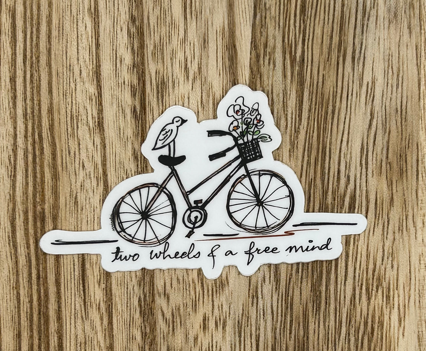 Two Wheels Sticker