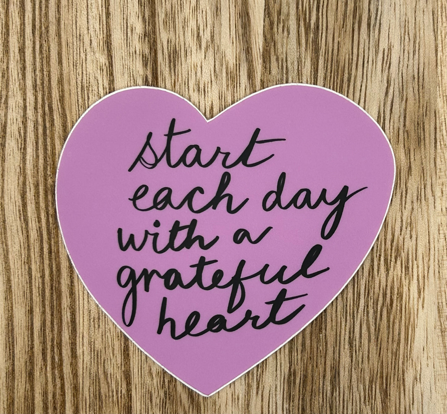 Grateful Heart Sticker
