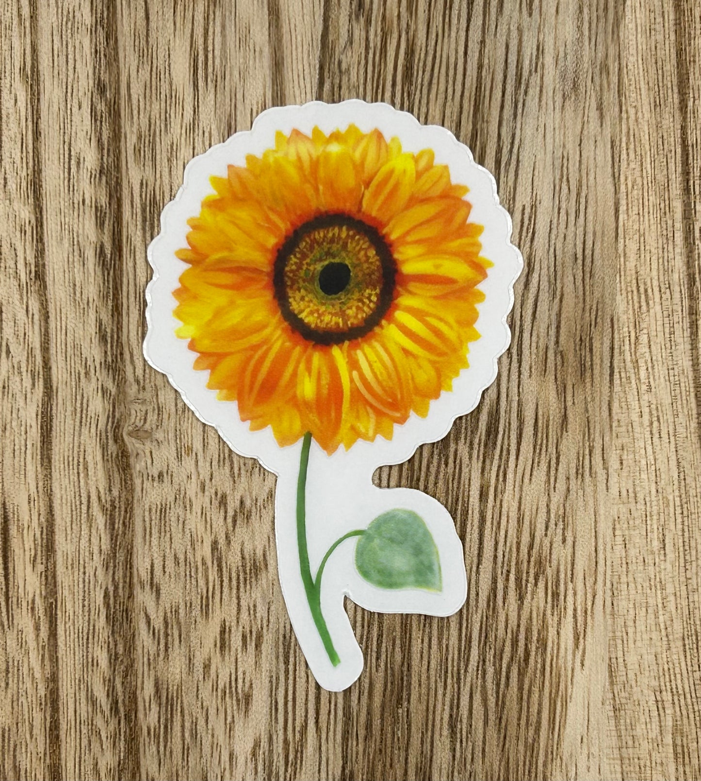 Perky Sunflower Sticker