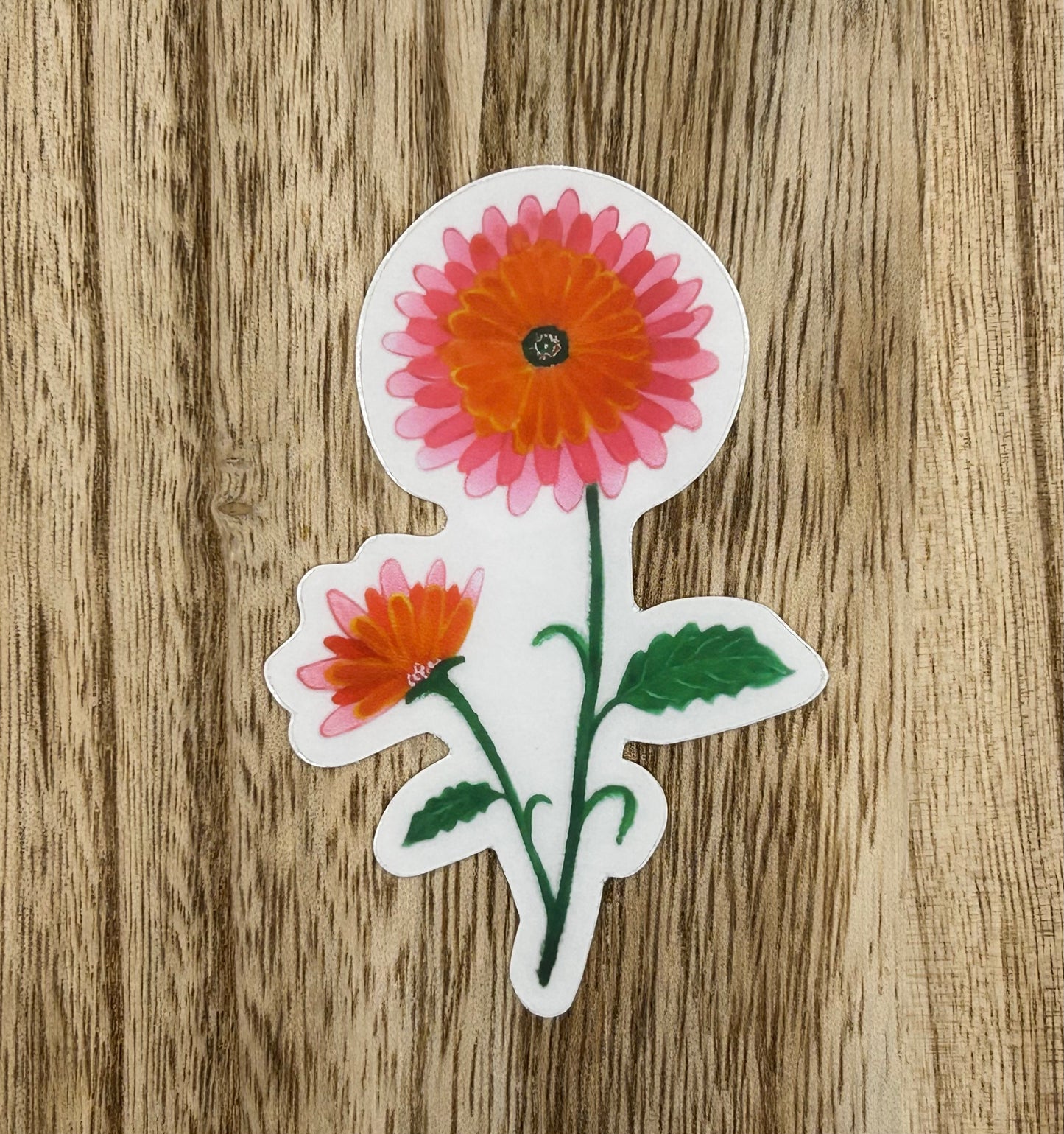 Pink Flower Sticker