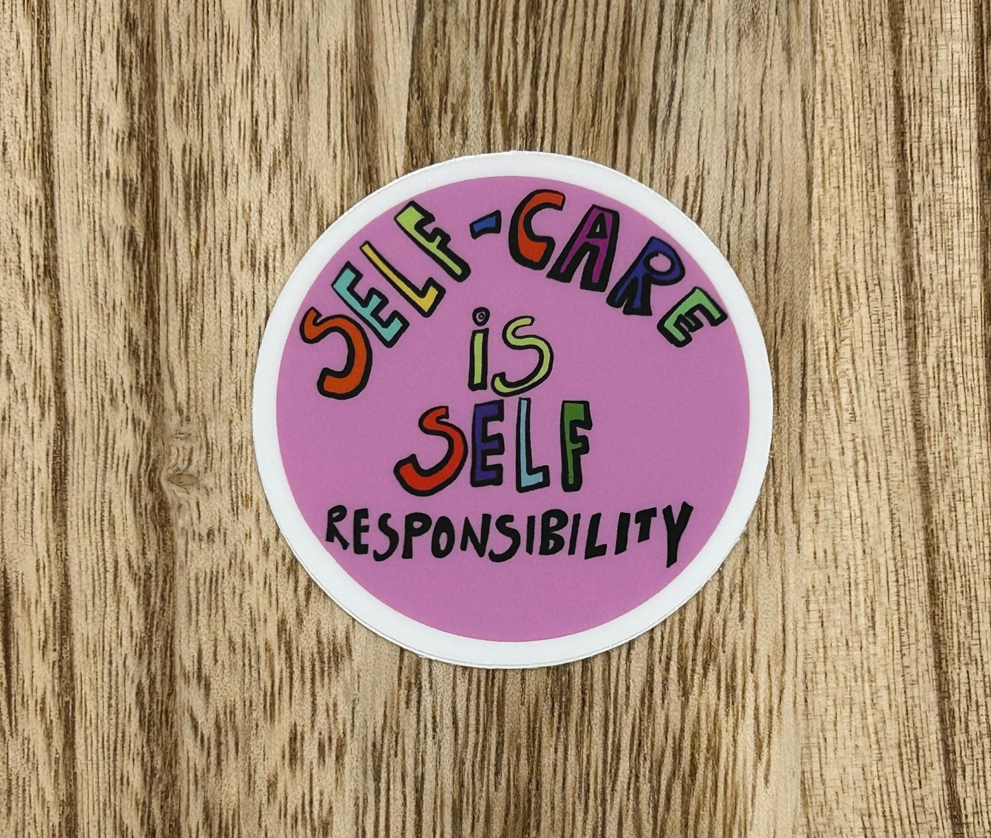 Self Care Sticker