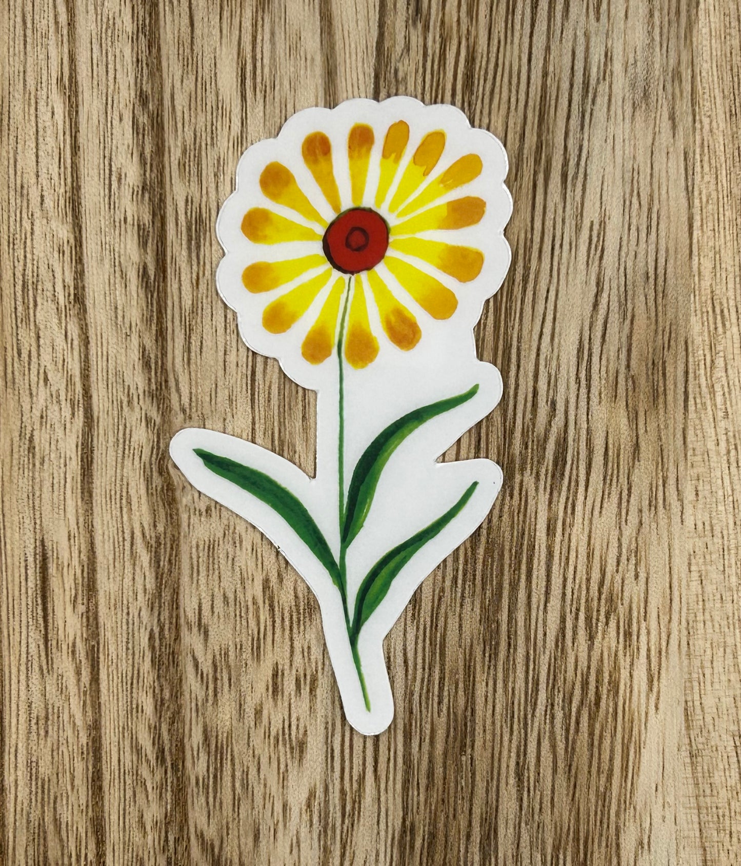 Yellow Flower Sticker