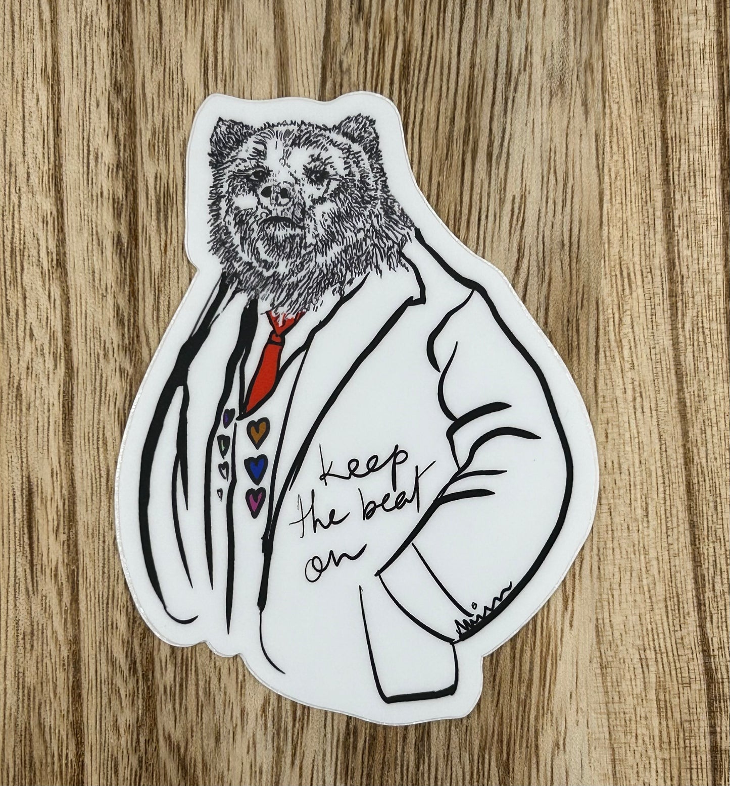 Keep the Beat Sticker