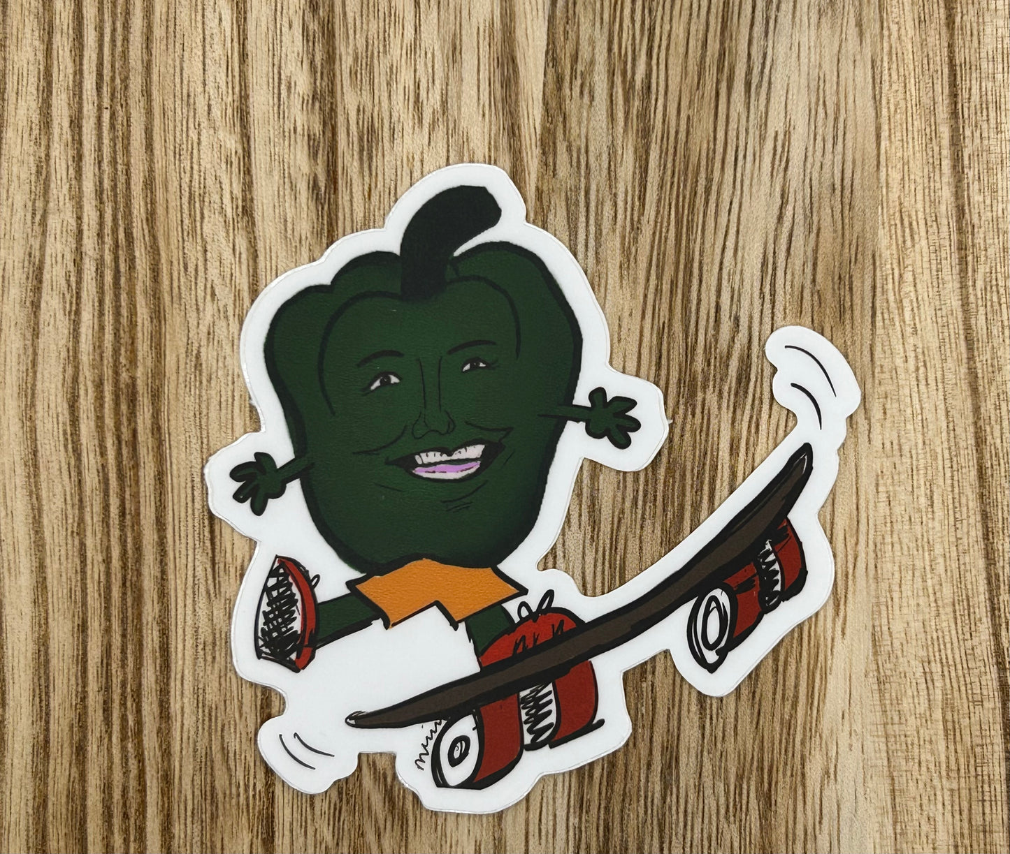 Pepper Skater Sticker