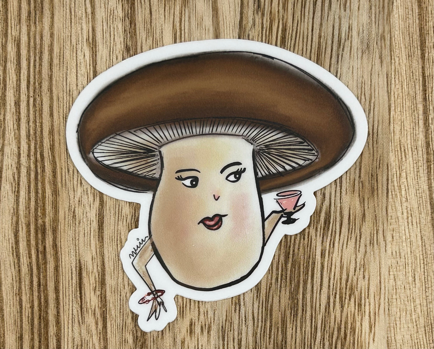 Madiline Mushroom Sticker