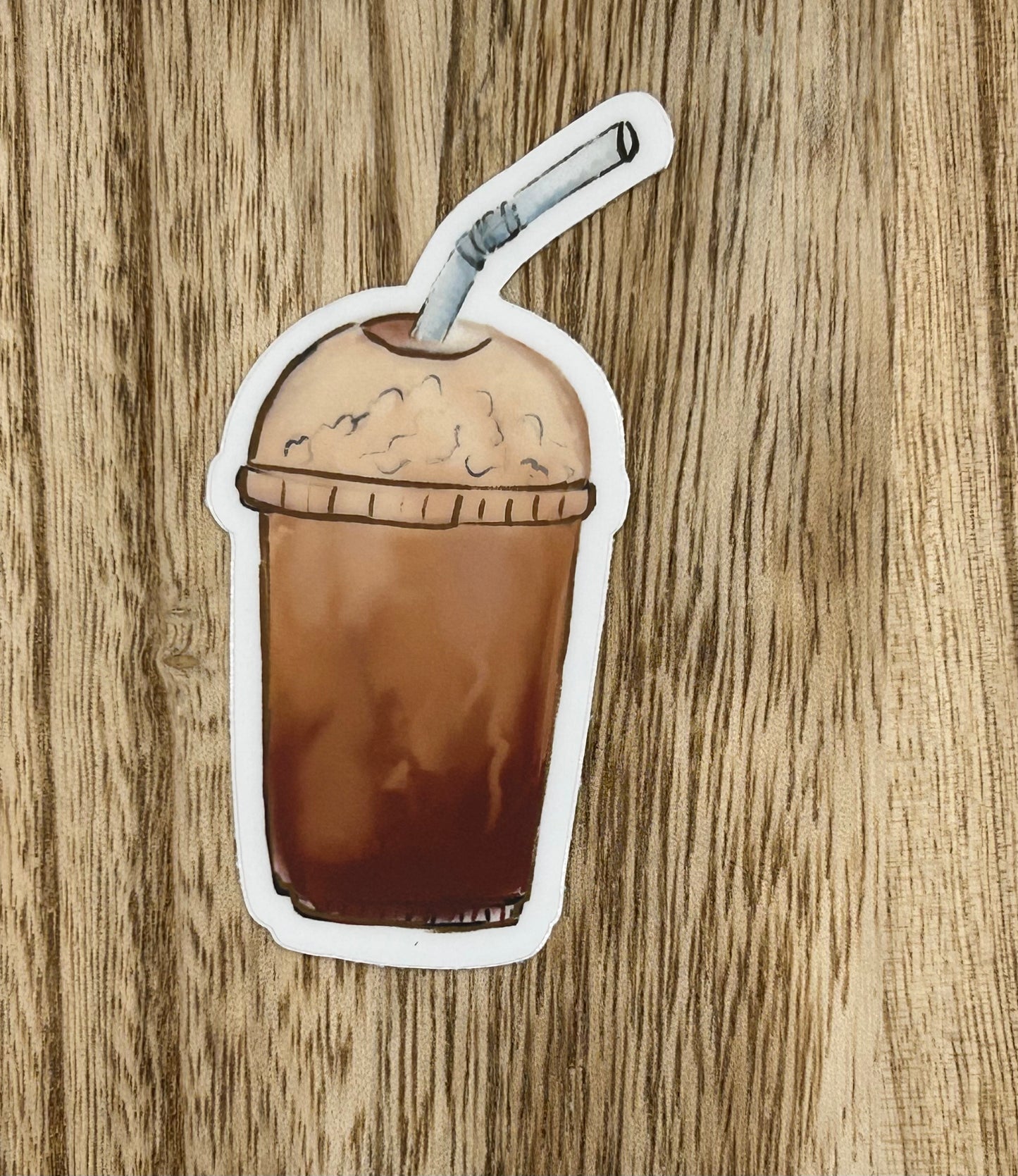 Iced Latte Sticker