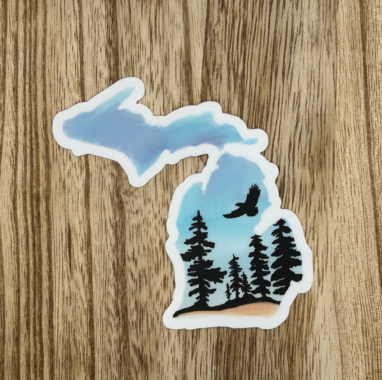 Michigan Woods Sticker