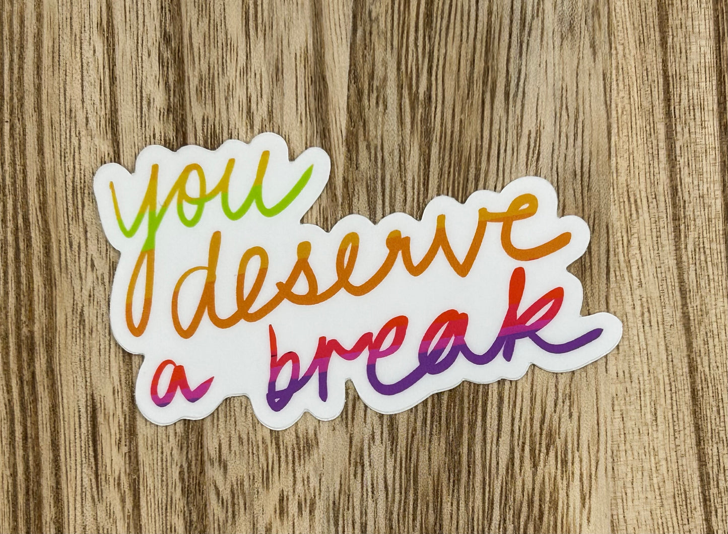 A Break Sticker
