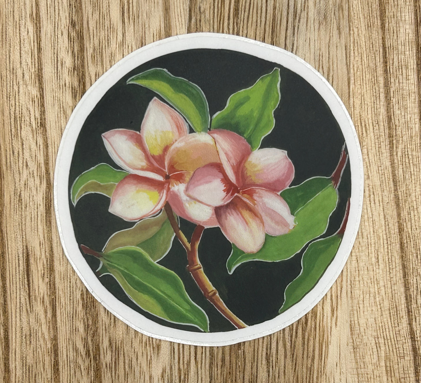 Peony Sticker