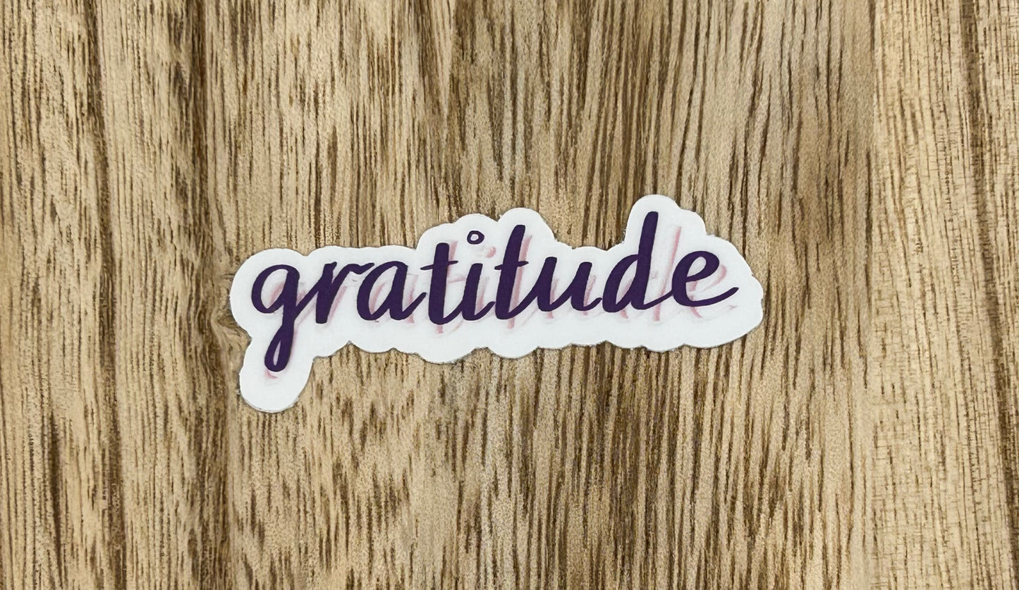 Gratitude Sticker