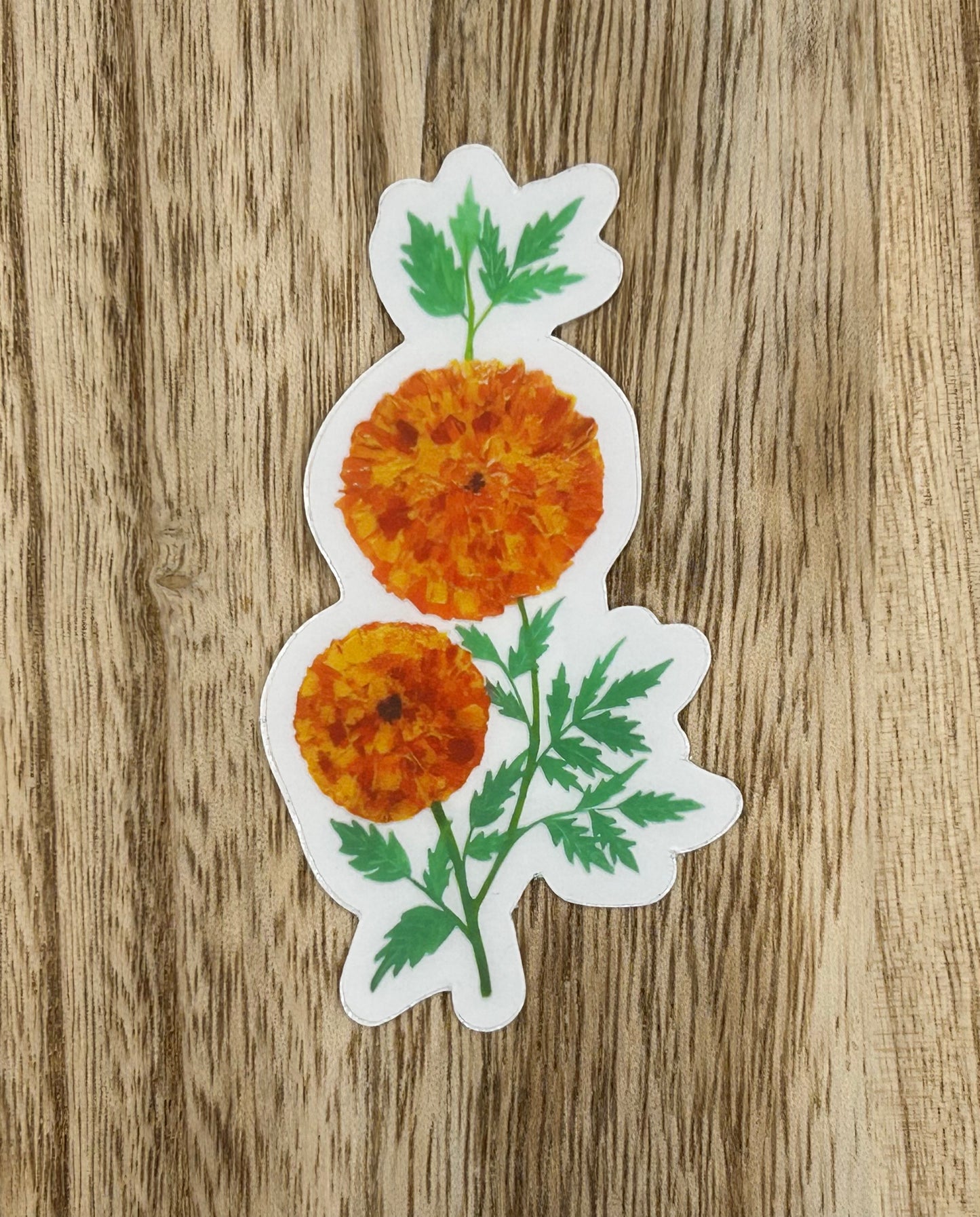 Flower Orange Sticker