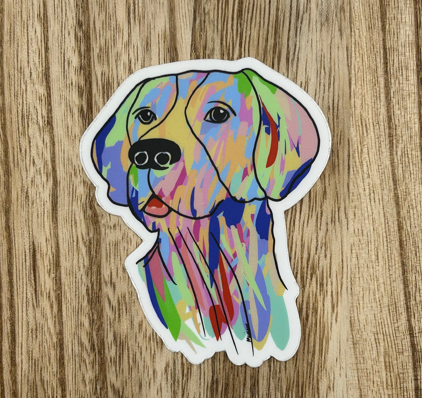 Funky Dog Sticker