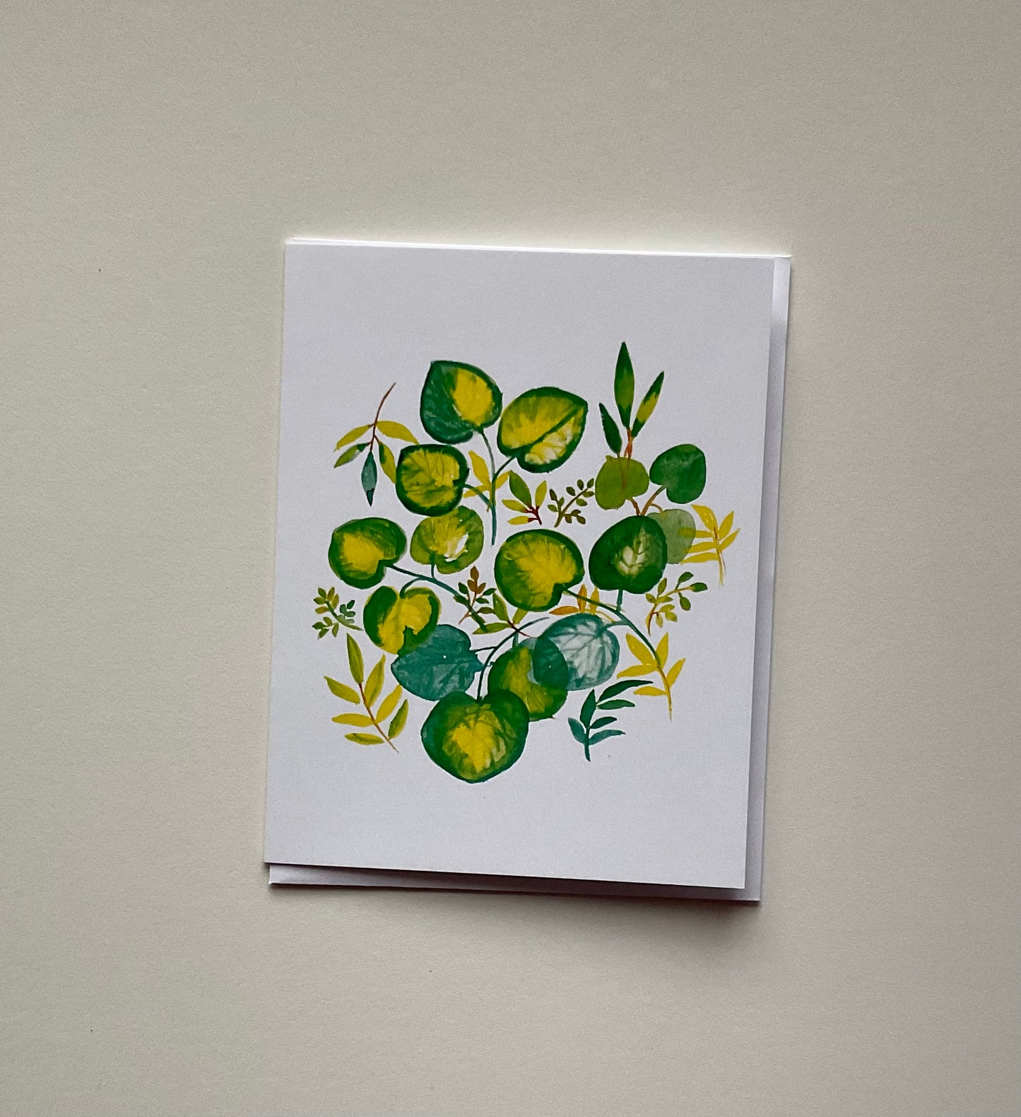 Leaves Notecard