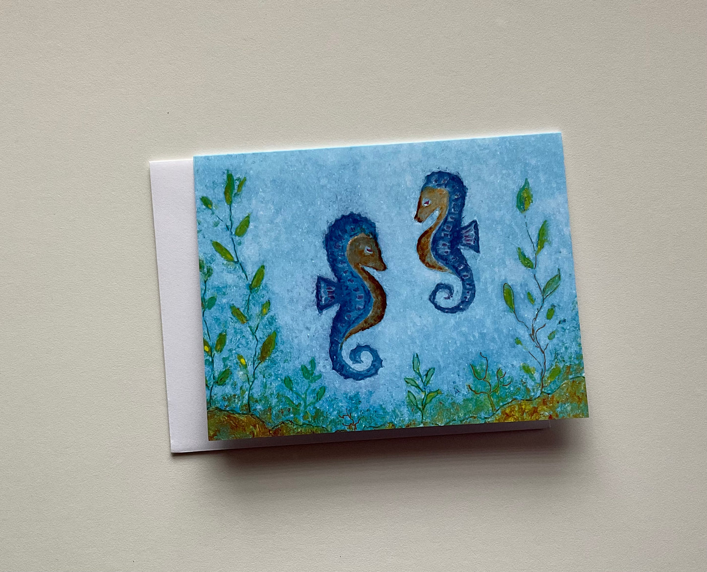 Sea Horse Notecard