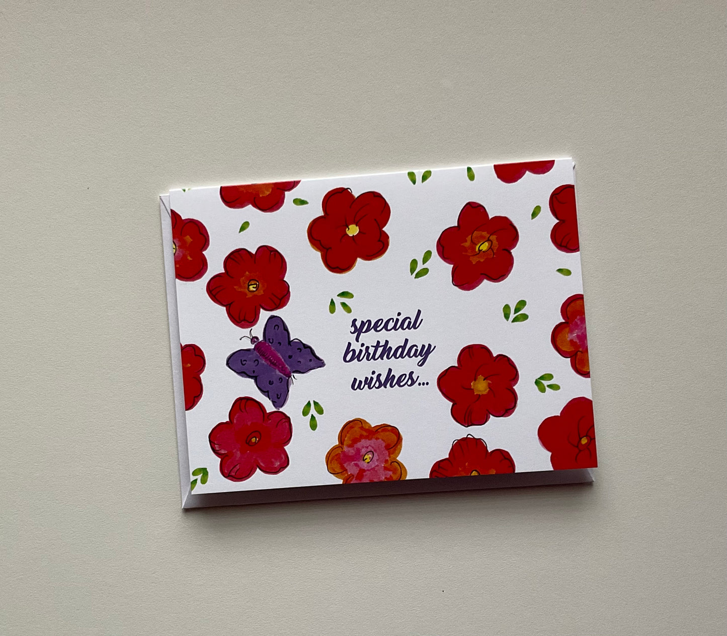 Special Birthday Wishes Notecard