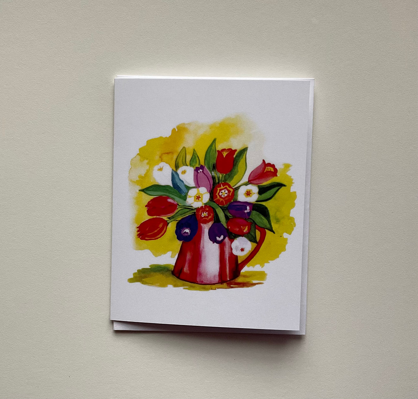 Tulip Vase Notecard