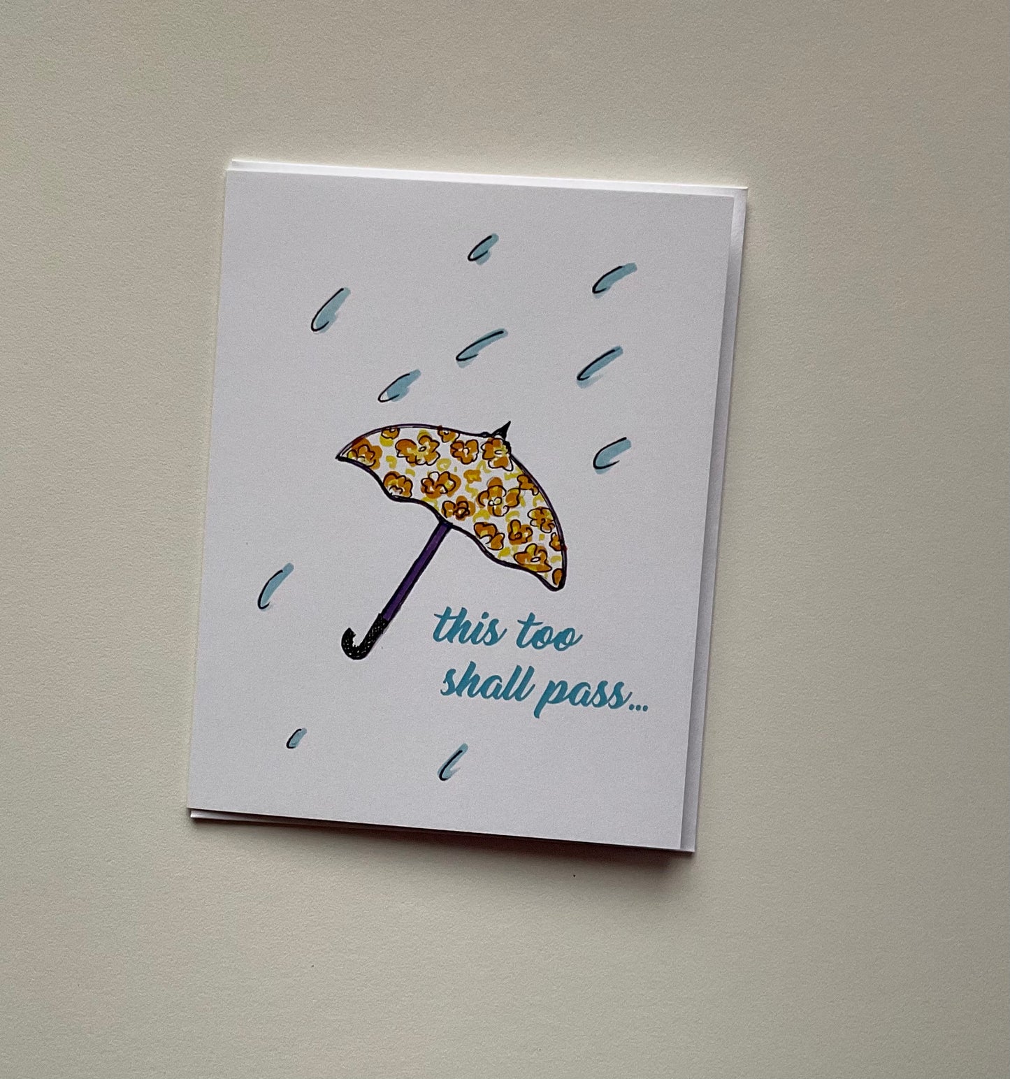 Umbrella Notecard
