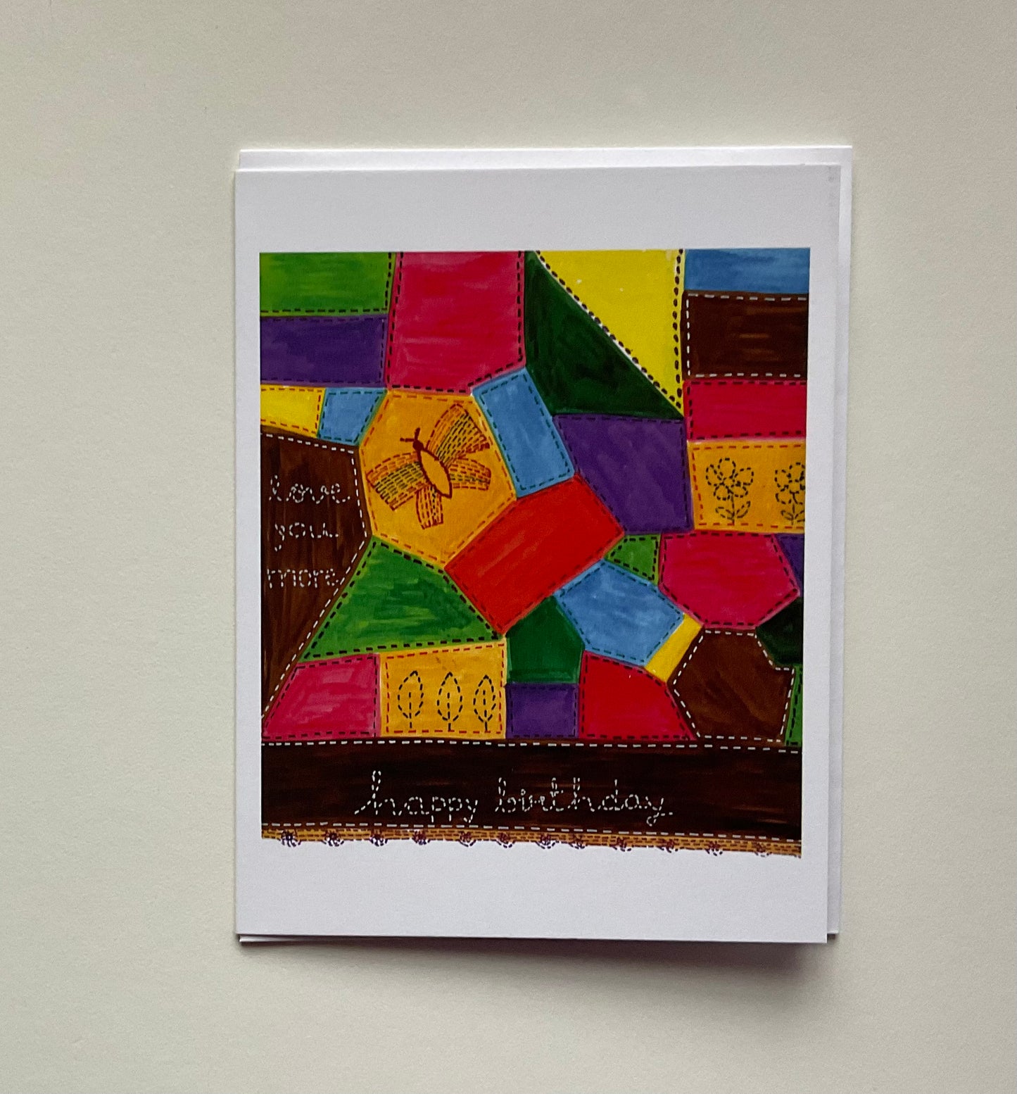 Vintage Birthday Notecard